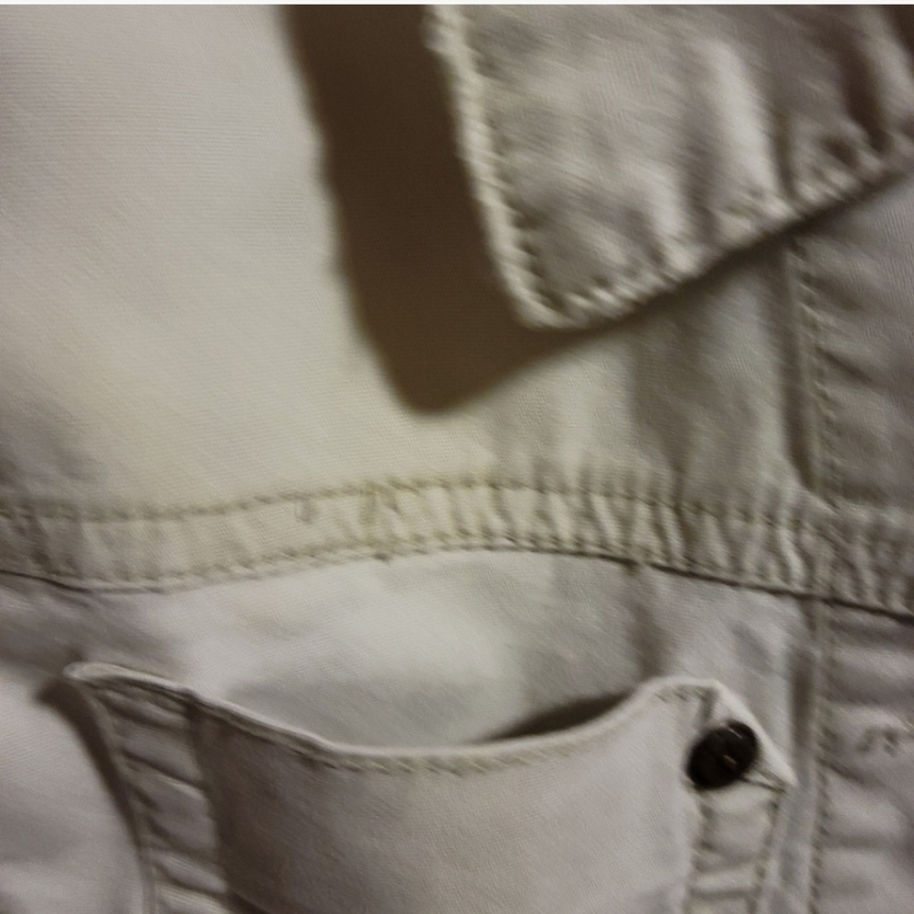 Sally Mack Junior's Cream  Cropped Jacket Size L - Picture 11 of 16